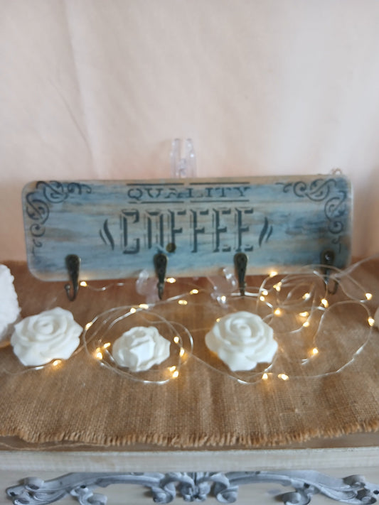 Porte-Clés Mural "Coffee" - Style Vintage
