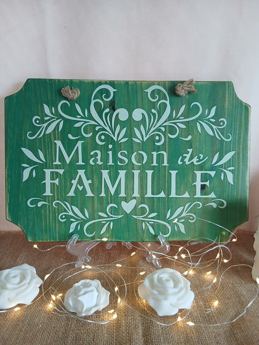 Panneau Décoratif Maison de Famille